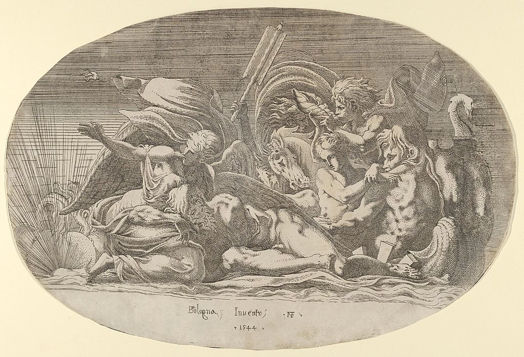 195-Iride, Nettuno e Sonno - Metropolitan Museum of Art, New York